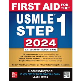 First Aid for the USMLE Step 1 2024, 34th Edition, International Edition